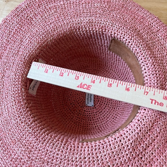 SANS ARCIDET MAGNOLIA HAT WIDE BRIM BEACHY COASTAL GRANDMA TRADITIONAL HANDMADE - Picture 7 of 13